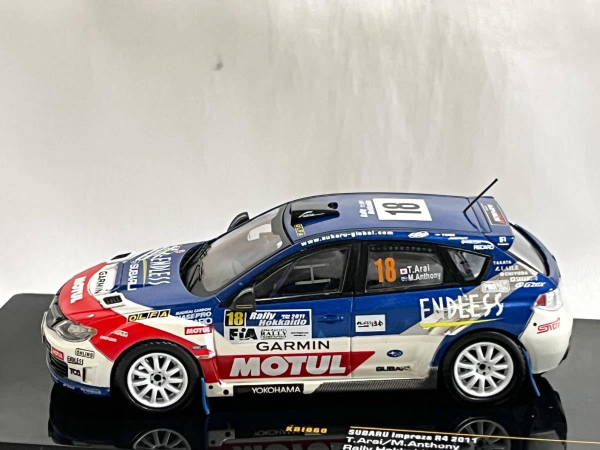 Amazon | ixo 1/43 スバル インプレッサ R4 2011 ラリー・北海道 優勝